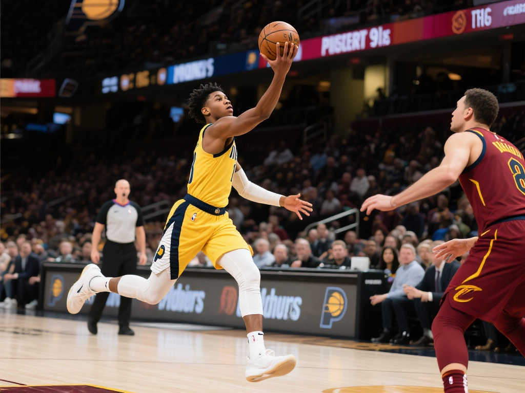 [流言板]马瑟林快攻得分，步行者缩小差距至9分，骑士请求暂停